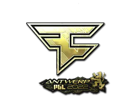 Sticker FaZe Clan (Gold) | Antwerp 2022 - Preço e onde comprar no CS2