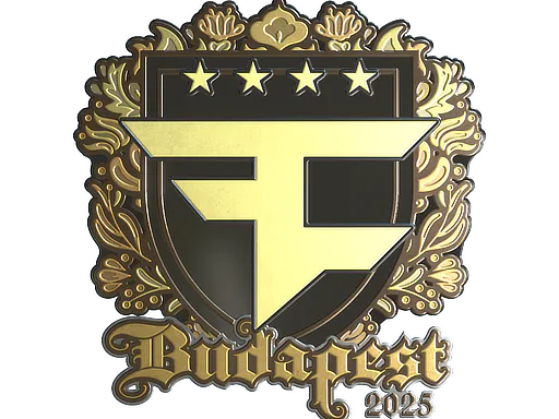 Sticker FaZe Clan (Gold) | Budapest 2025 - Preço e onde comprar no CS2