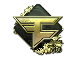 Sticker FaZe Clan (Gold) | Rio 2022 - Preço e onde comprar no CS2