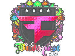 Sticker FaZe Clan (Holo) | Budapest 2025 - Preço e onde comprar no CS2