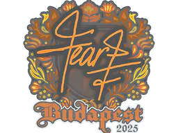 Sticker fEAR | Budapest 2025 - Preço e onde comprar no CS2