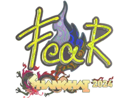 Sticker fEAR (Holo) | Shanghai 2024 - Preço e onde comprar no CS2