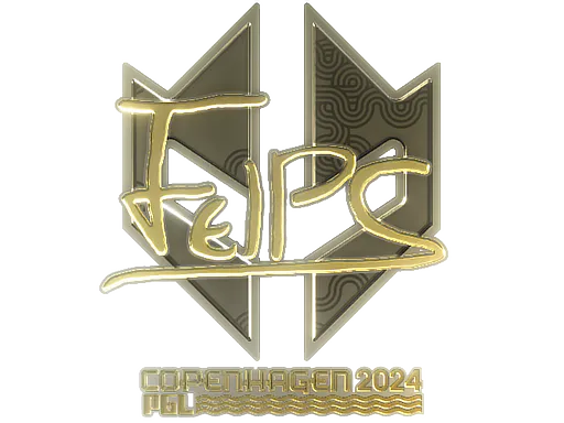 Sticker felps (Gold) | Copenhagen 2024 - Preço e onde comprar no CS2