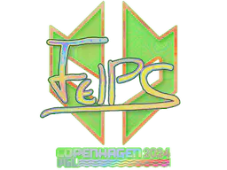 Sticker felps (Holo) | Copenhagen 2024 - Preço e onde comprar no CS2