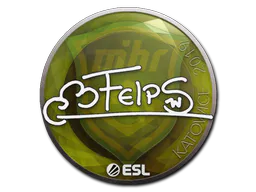 Sticker felps | Katowice 2019 - Preço e onde comprar no CS2