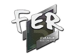 Sticker fer | Boston 2018 - Preço e onde comprar no CS2