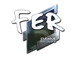 Sticker fer (Foil) | Boston 2018 - Preço e onde comprar no CS2