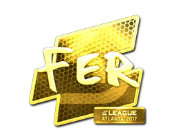 Sticker fer (Gold) | Atlanta 2017 - Preço e onde comprar no CS2