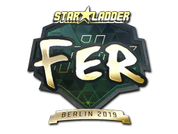 Sticker fer (Gold) | Berlin 2019 - Preço e onde comprar no CS2