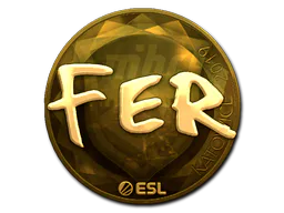 Sticker fer (Gold) | Katowice 2019 - Preço e onde comprar no CS2
