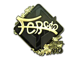 Sticker fer (Gold) | Rio 2022 - Preço e onde comprar no CS2