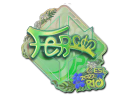 Sticker fer (Holo) | Rio 2022 - Preço e onde comprar no CS2