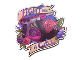 Sticker Fight like a Girl - Preço e onde comprar no CS2