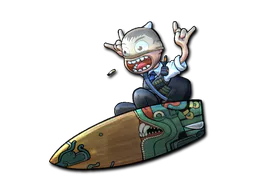 Sticker Fire Serpent Surf K (Foil) - Preço e onde comprar no CS2