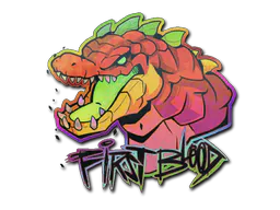 Sticker First Blood (Holo) - Preço e onde comprar no CS2