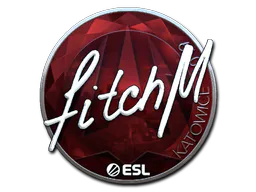 Sticker fitch (Foil) | Katowice 2019 - Preço e onde comprar no CS2
