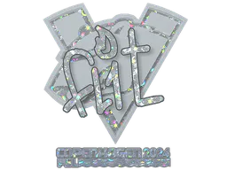 Sticker FL1T (Glitter) | Copenhagen 2024 - Preço e onde comprar no CS2