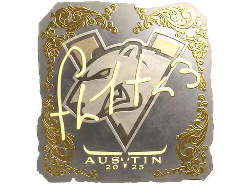 Sticker FL1T (Gold) | Austin 2025 - Preço e onde comprar no CS2