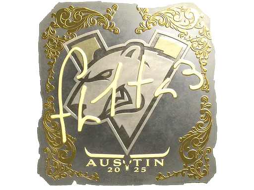 Sticker FL1T (Gold) | Austin 2025 - Preço e onde comprar no CS2
