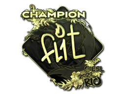 Sticker FL1T (Gold, Champion) | Rio 2022 - Preço e onde comprar no CS2