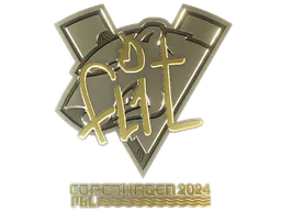 Sticker FL1T (Gold) | Copenhagen 2024 - Preço e onde comprar no CS2