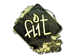 Sticker FL1T (Gold) | Rio 2022 - Preço e onde comprar no CS2