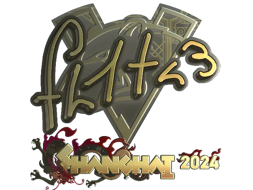 Sticker FL1T (Gold) | Shanghai 2024 - Preço e onde comprar no CS2