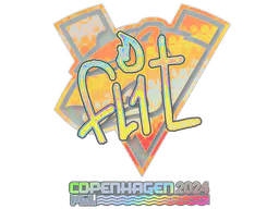 Sticker FL1T (Holo) | Copenhagen 2024 - Preço e onde comprar no CS2