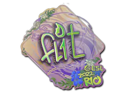 Sticker FL1T (Holo) | Rio 2022 - Preço e onde comprar no CS2