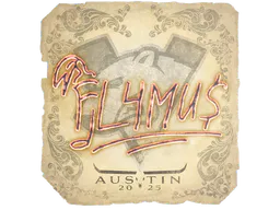 Sticker FL4MUS | Austin 2025 - Preço e onde comprar no CS2