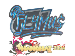 Sticker FL4MUS (Glitter) | Shanghai 2024 - Preço e onde comprar no CS2