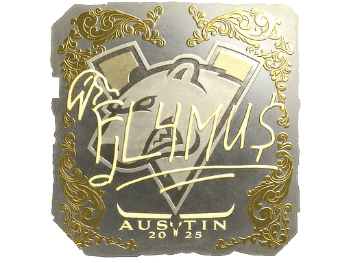 Sticker FL4MUS (Gold) | Austin 2025 - Preço e onde comprar no CS2