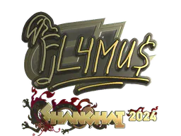 Sticker FL4MUS (Gold) | Shanghai 2024 - Preço e onde comprar no CS2