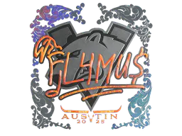 Sticker FL4MUS (Holo) | Austin 2025 - Preço e onde comprar no CS2