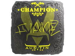 Sticker FlameZ (Foil, Champion) | Austin 2025 - Preço e onde comprar no CS2