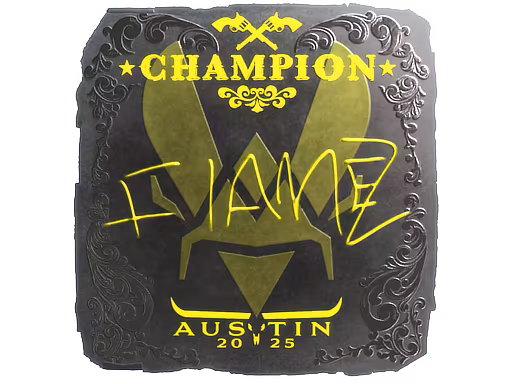 Sticker FlameZ (Foil, Champion) | Austin 2025 - Preço e onde comprar no CS2