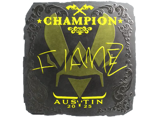Sticker FlameZ (Foil, Champion) | Austin 2025 - Preço e onde comprar no CS2