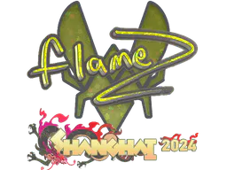Sticker FlameZ (Glitter) | Shanghai 2024 - Preço e onde comprar no CS2