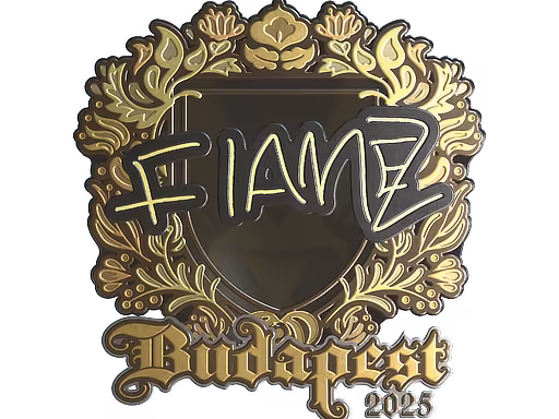 Sticker FlameZ (Gold) | Budapest 2025 - Preço e onde comprar no CS2