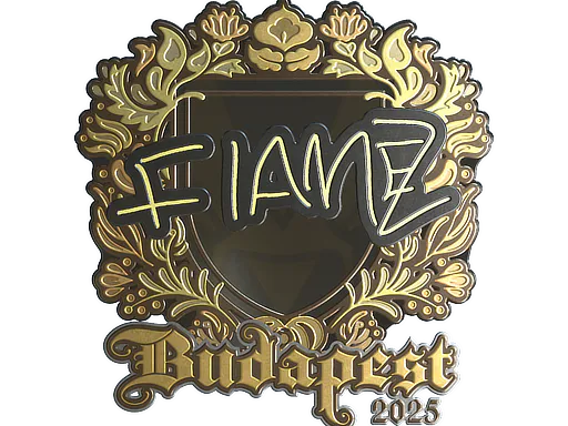 Sticker FlameZ (Gold) | Budapest 2025 - Preço e onde comprar no CS2