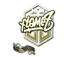 Sticker FlameZ (Gold) | Paris 2023 - Preço e onde comprar no CS2