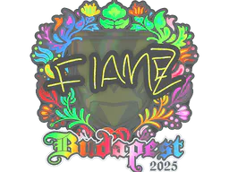 Sticker FlameZ (Holo) | Budapest 2025 - Preço e onde comprar no CS2