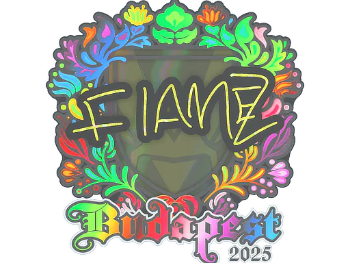 Sticker FlameZ (Holo) | Budapest 2025 - Preço e onde comprar no CS2
