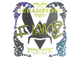 Sticker FlameZ (Holo, Champion) | Austin 2025 - Preço e onde comprar no CS2