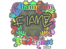 Sticker FlameZ (Holo, Champion) | Budapest 2025 - Preço e onde comprar no CS2