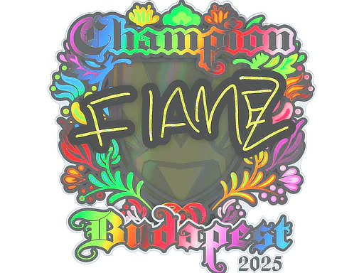 Sticker FlameZ (Holo, Champion) | Budapest 2025 - Preço e onde comprar no CS2