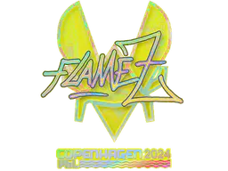 Sticker FlameZ (Holo) | Copenhagen 2024 - Preço e onde comprar no CS2