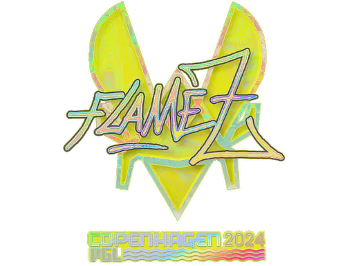 Sticker FlameZ (Holo) | Copenhagen 2024 - Preço e onde comprar no CS2