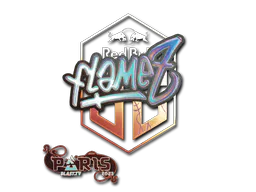 Sticker FlameZ (Holo) | Paris 2023 - Preço e onde comprar no CS2