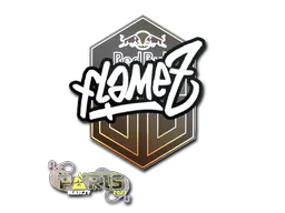 Sticker FlameZ | Paris 2023 - Preço e onde comprar no CS2